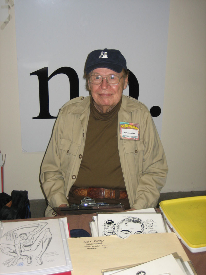 Big Apple Comic Expo, Nov. '08: Legendary artist/inker Dick Ayers