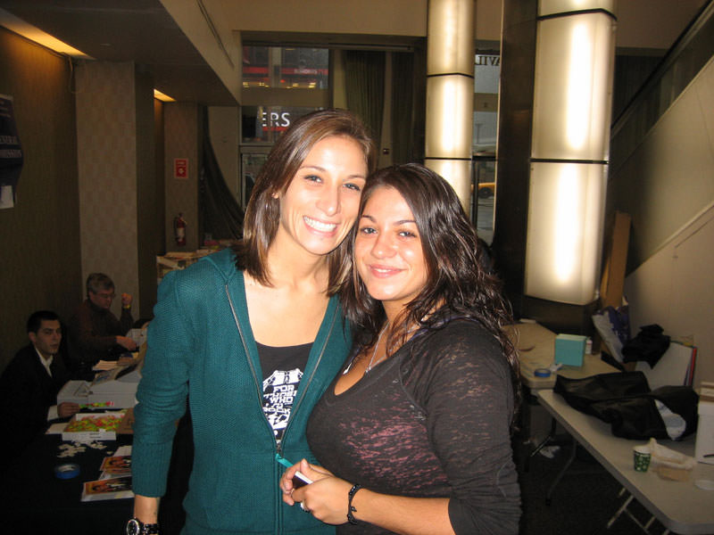 Big Apple Comic Expo, Nov. '08: Falen and Lisa (or was it Alex)