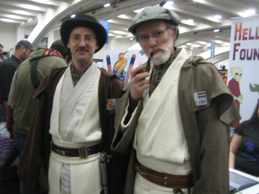 Jedi Sherlock Holmes and Dr Watson WonderCon 2009