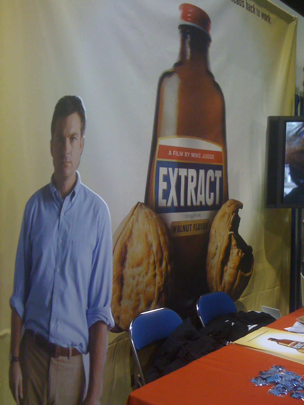 SDCC Day 1: Mike Judge's Extract booth