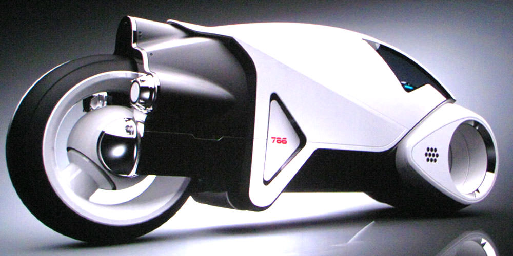 SDCC Day 2: Tron Legacy Images: Flynn's custom lightcycle