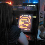 Tron Legacy Viral Campaign: Empress Eve playing Mr. Do