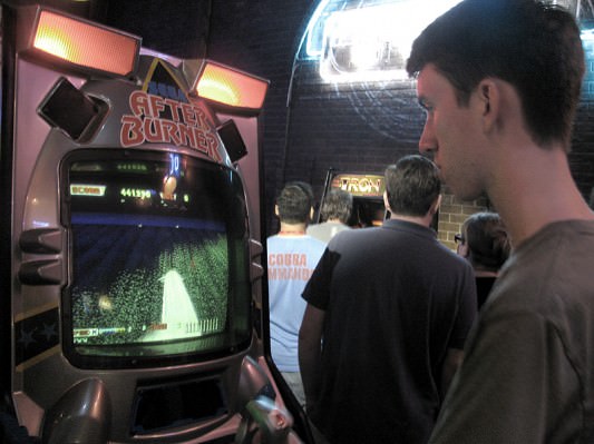 Tron Legacy Viral Campaign: Adam from Slashfilm playing After Burner