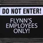 Tron Legacy Viral Campaign: Do Not Enter! Flynn's Employees Only!