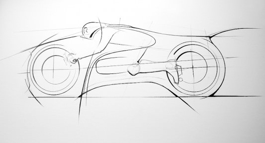 Tron Legacy Viral Campaign: Concept Art for the Next Generation LightCycle 02
