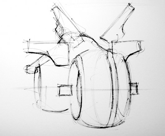 Tron Legacy Viral Campaign: Concept Art for the Next Generation LightCycle 06