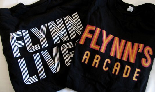 Tron Legacy Viral Campaign: Flynn's Arcade and Flynn Lives T-Shirts