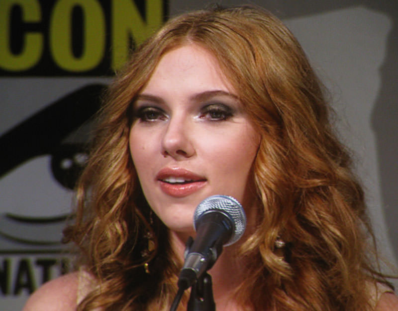SDCC 09: Scarlett Johansson during the Iron Man 2 panel