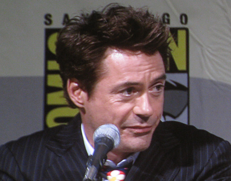 SDCC 09: Robert Downey Jr. during the Iron Man 2 panel