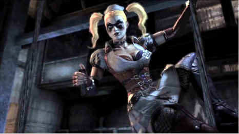 Batman: Arkham Asylum - The sultry Harley Quinn