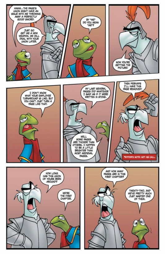 Muppet King Arthur #1 page 4 preview