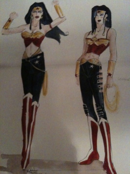 Shawna Trpcic Wonder Woman designs