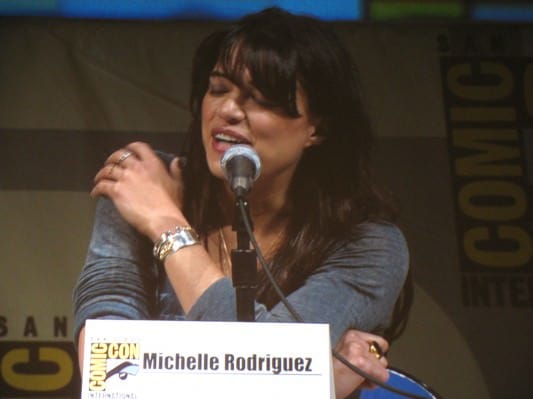 SDCC 2010: Battle Los Angeles panel: Michelle Rodriguez 02