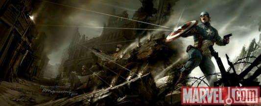 SDCC Captain America movie poster