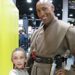 SDCC 2011: Cosplay Photos: Jedi Father and Daughter team