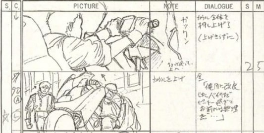 Akira (1988) Storyboard