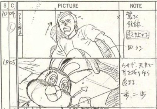 Akira (1988) Storyboard
