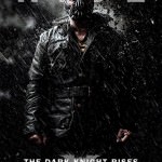 The Dark Knight Rises Bane in Rain Poster