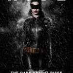 The Dark Knight Rises Catwoman in Rain Poster