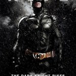 The Dark Knight Rises Batman in Rain Poster