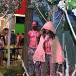 SDCC 2012: Preview night photos: The Walking Dead booth with life-sized Michonne and zombie pet
