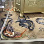 SDCC 2012: Preview night photos: Raiders of the Lost Ark: Ark of the Covenant full-sized model with LIVE snakes