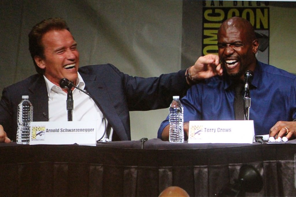 SDCC 2012: The Expendables 2 Panel: Arnold Schwarzenegger and Terry Crews