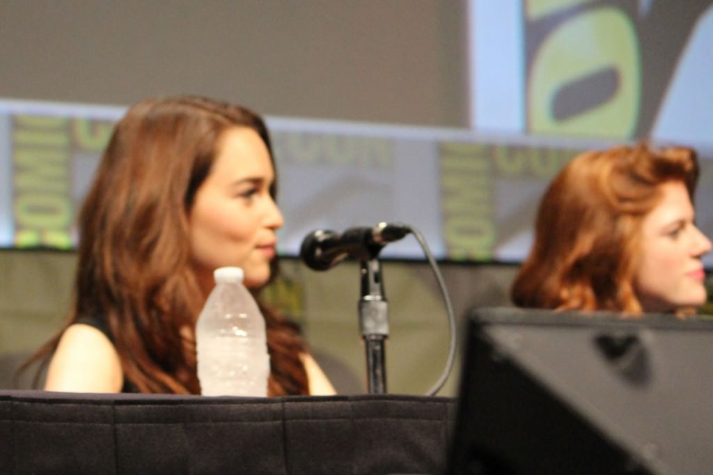 SDCC 2012: HBOs Game of Thrones panel: Emilia Clarke, Rose Leslie