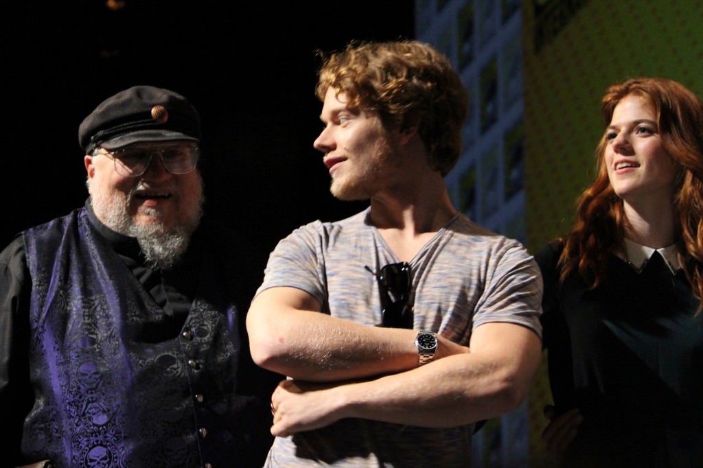 SDCC 2012: HBOs Game of Thrones panel: George R.R. Martin, Alfie Allen, Rose Leslie