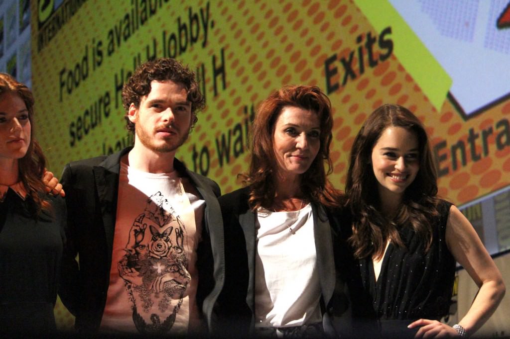 SDCC 2012: HBOs Game of Thrones panel: Rose Leslie, Richard Madden, Michelle Fairley, Emilia Clarke