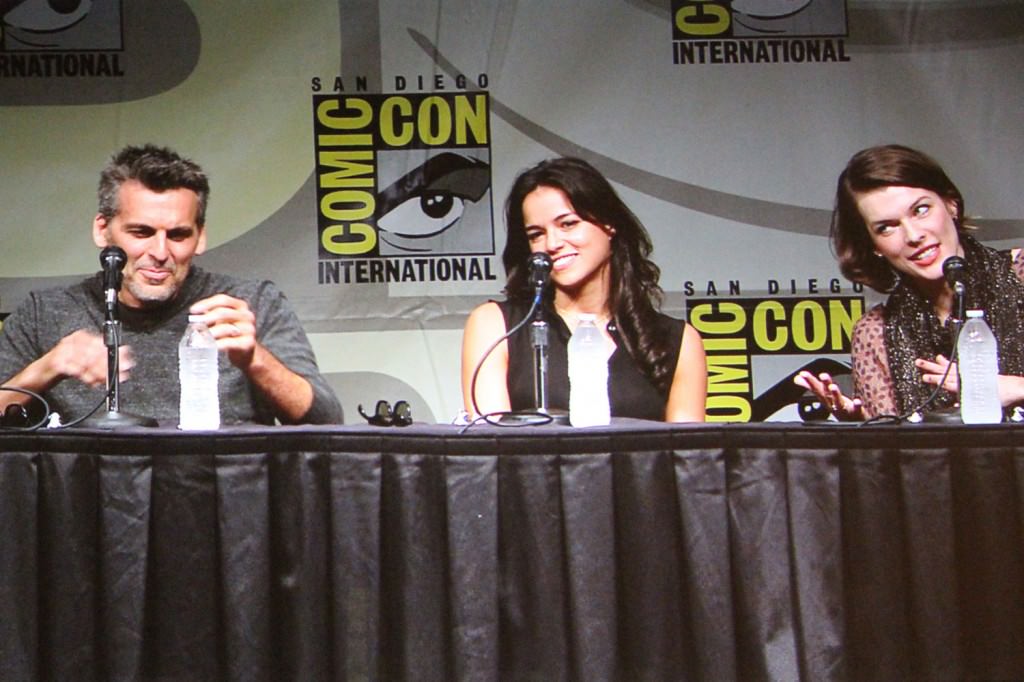 SDCC 2012: Resident Evil panel: Oded Fehr, Michelle Rodriguez, Milla Jojovich