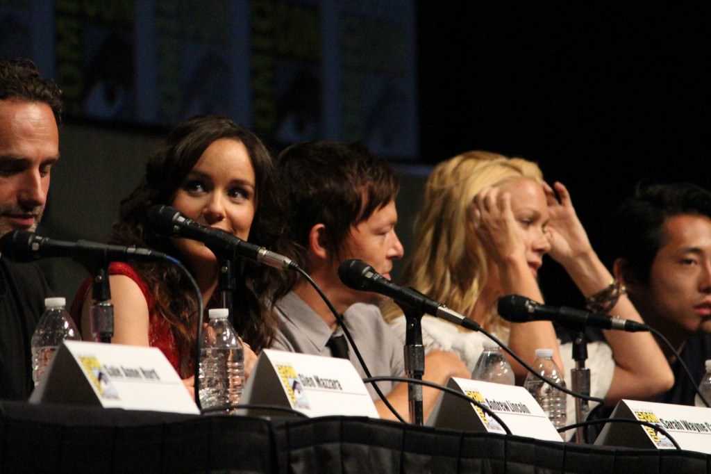 SDCC 2012: The Walking Dead panel: Sarah Wayne Callies, Norman Reedus, Laurie Holden, Steven Yeun