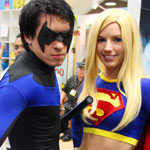 SDCC 2012: Cosplay Round-Up: Nightwing and Supergirl