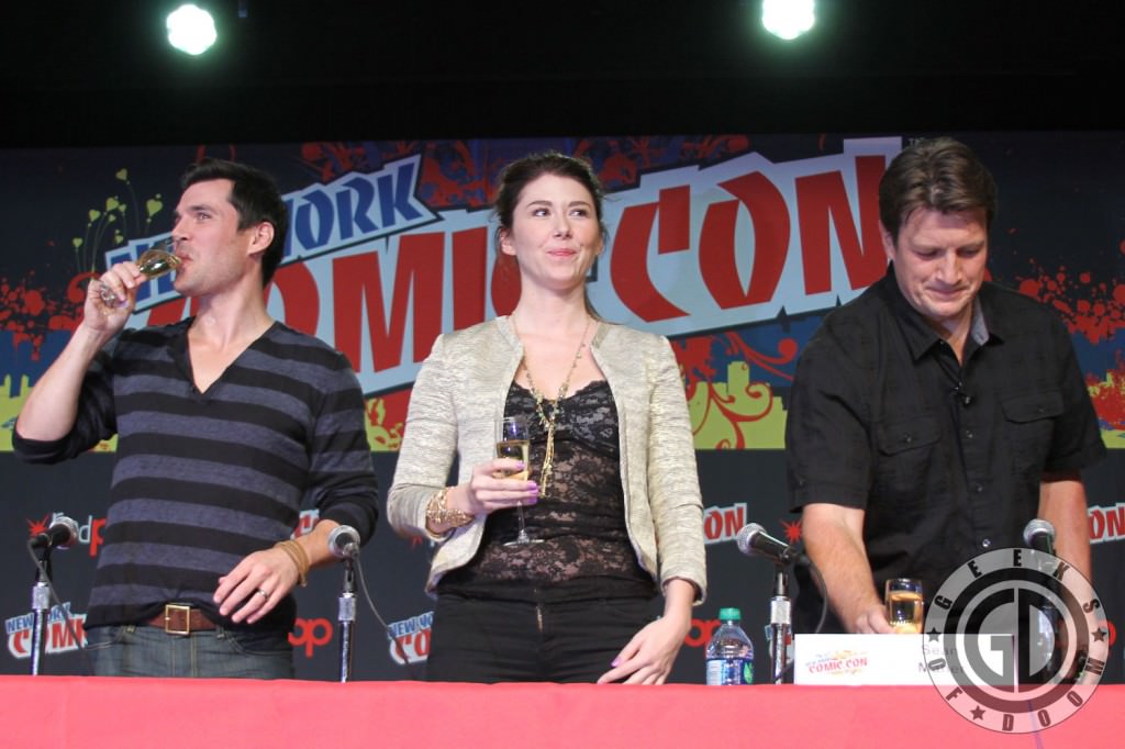 NYCC 2012: Firefly 10th Anniversary panel: Sean Maher, Jewel Staite, and Nathan Fillion