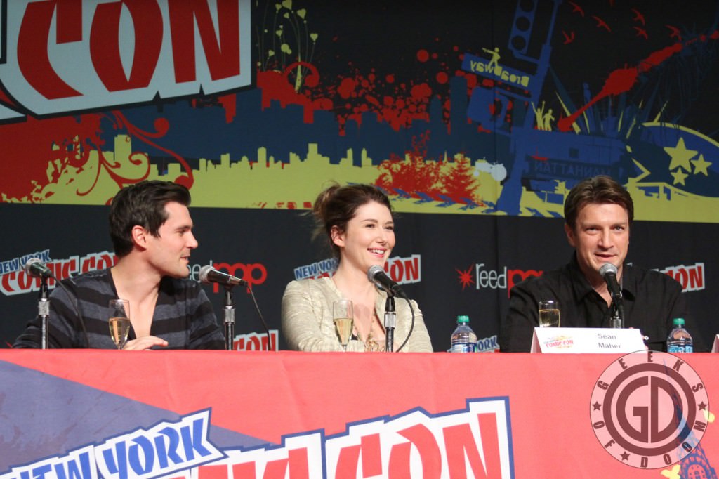 NYCC 2012: Firefly 10th Anniversary panel: Sean Maher, Jewel Staite, and Nathan Fillion