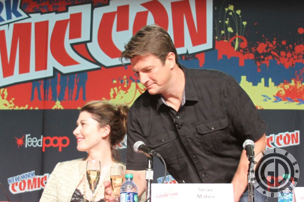 NYCC 2012: Firefly 10th Anniversary panel: Nathan Fillion and Jewel Staite
