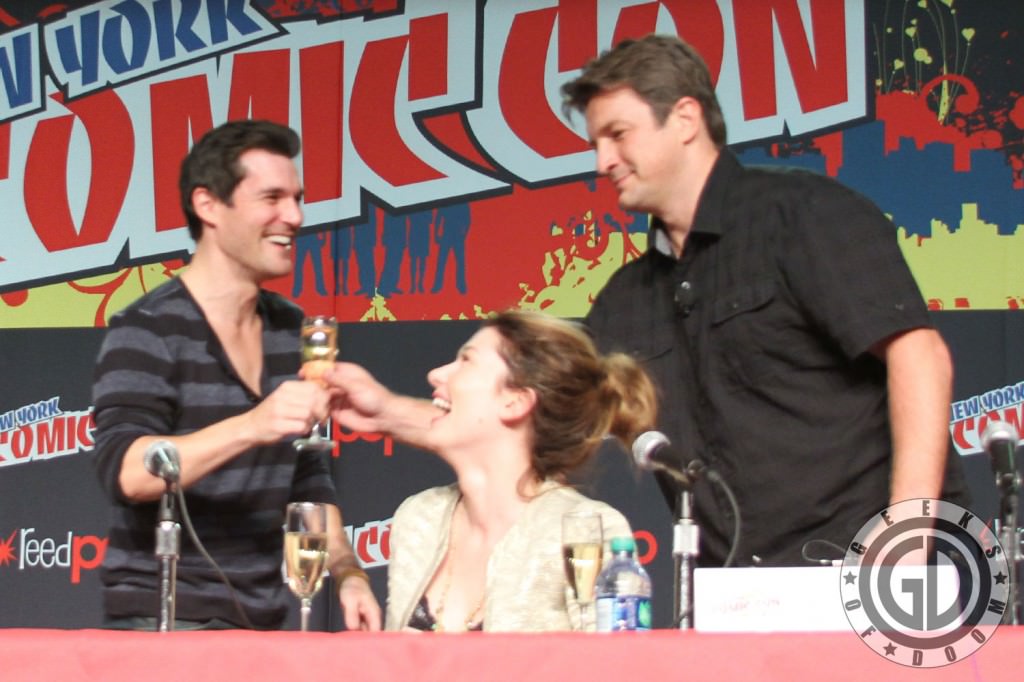 NYCC 2012: Firefly 10th Anniversary panel: Sean Maher, Jewel Staite, and Nathan Fillion