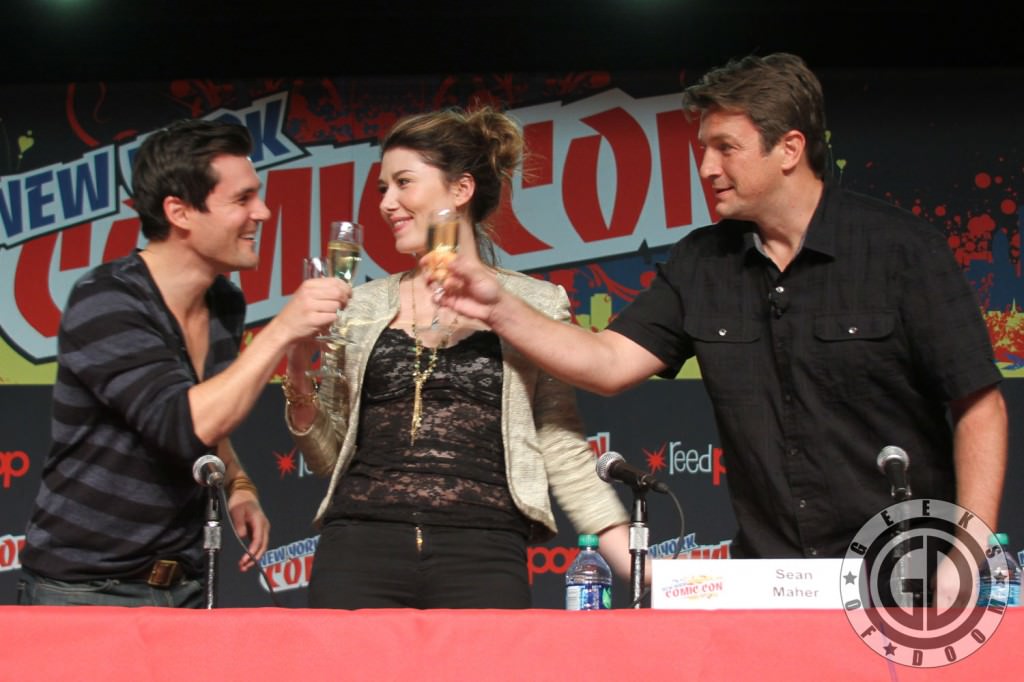 NYCC 2012: Firefly 10th Anniversary panel: Sean Maher, Jewel Staite, and Nathan Fillion