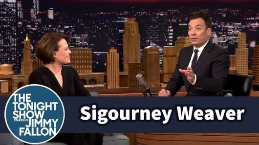 Sigourney Weaver The Tonight Show starring Jimmy Fallon