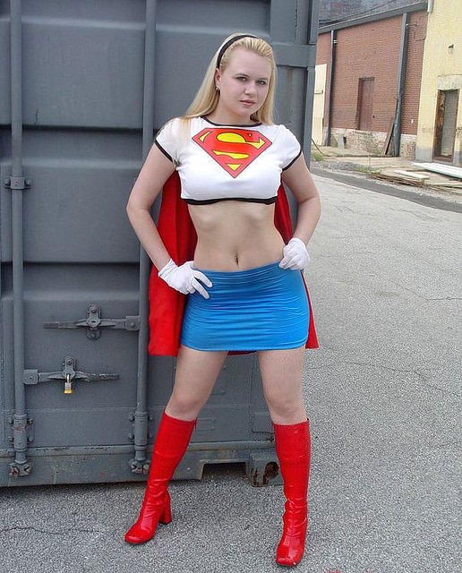 Back Alley Supergirl Cosplay