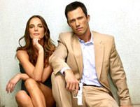 Jeffrey Donovan and Gabrielle Anwar of USA's Burn Notice