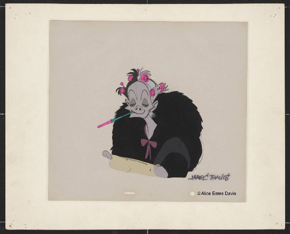 Cruella De Vil Cel Art