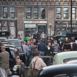 Captain America: The First Avenger, set photos. Photo courtesy of www.captainamericafilmingmanchester.co.uk