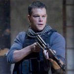 Matt Damon with a gun