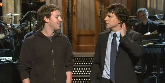 Mark Zuckerberg & Jesse Eisenberg - SNL