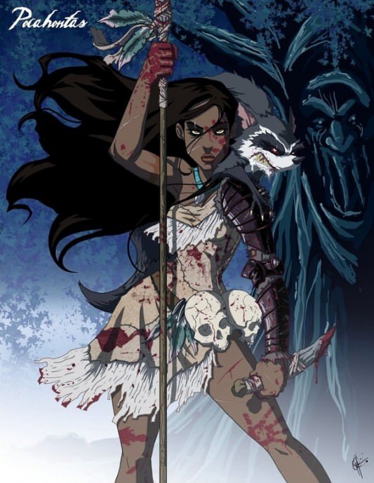 Twisted Disney Princess: Pocahontas