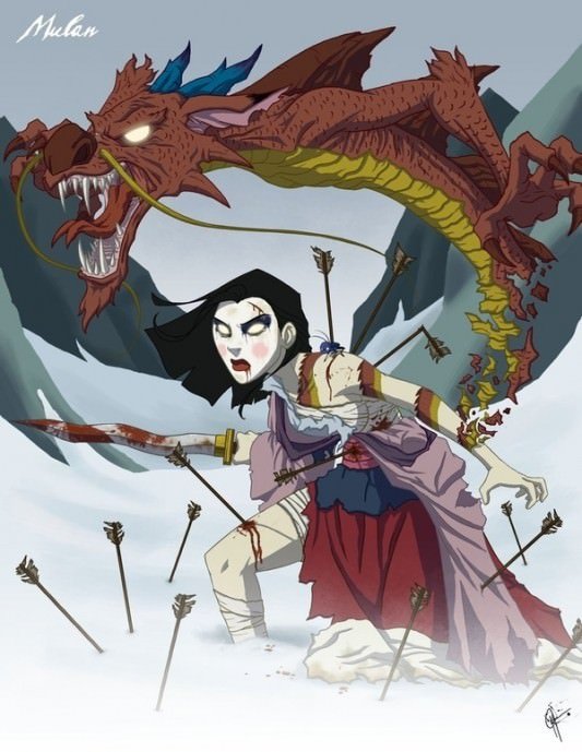 Twisted Disney Princess: Mulan