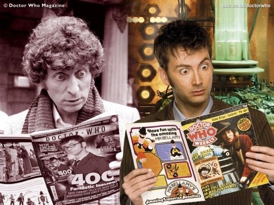 Tom Baker and David Tennant - Doctor Who