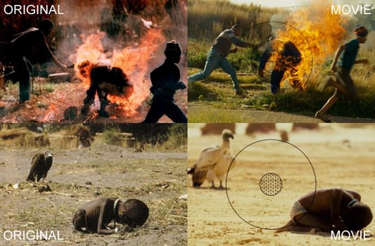 Greg Marinovich and Kevin Carter Pulitzer Photo Comparison - Netflix Review: The Bang Bang Club