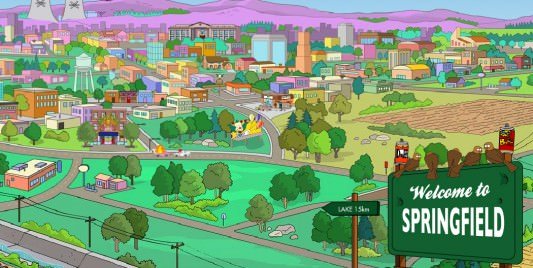 The Simpsons, Springfield